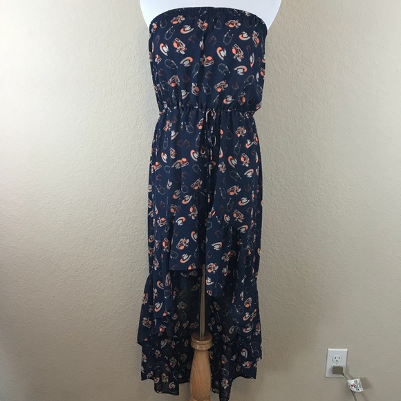 Audrey 3+1 Dresses & Skirts - Audrey 3+1 Rodeo So Refined Hi-Lo Blue Dress